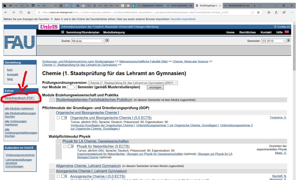 Modulhandbuch › Department Chemie und Pharmazie