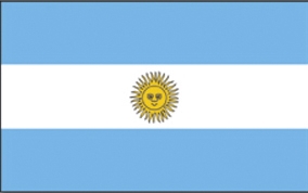 Symbol Flagge von Argentinien